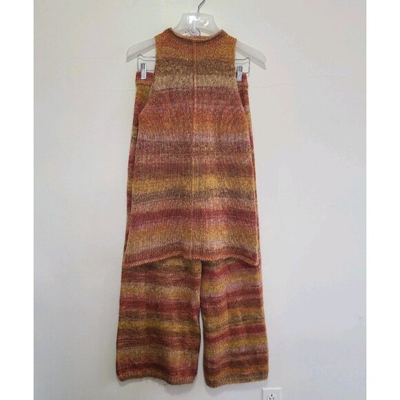 Cult Gaia Lounge Set Sunset Space Dye Orande Size M Mohair - Picture 1 of 12
